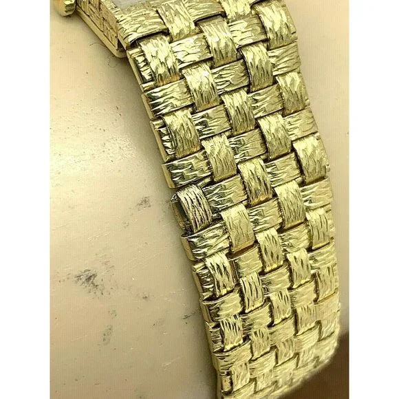 Vacheron Constantin Women's Watch 18k Gold Vintage Swiss Hand Wind Tank - Picture 7 of 12